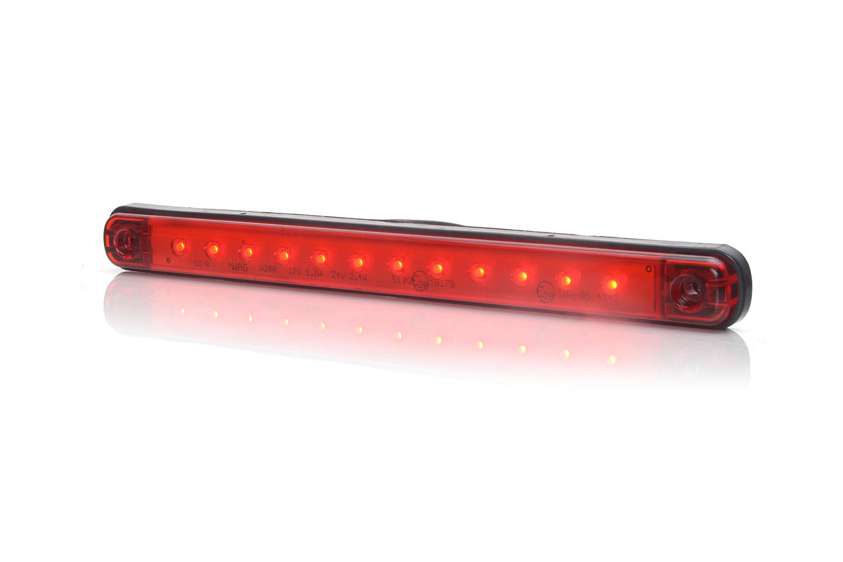 WAS W207 red lens illuminated brake light