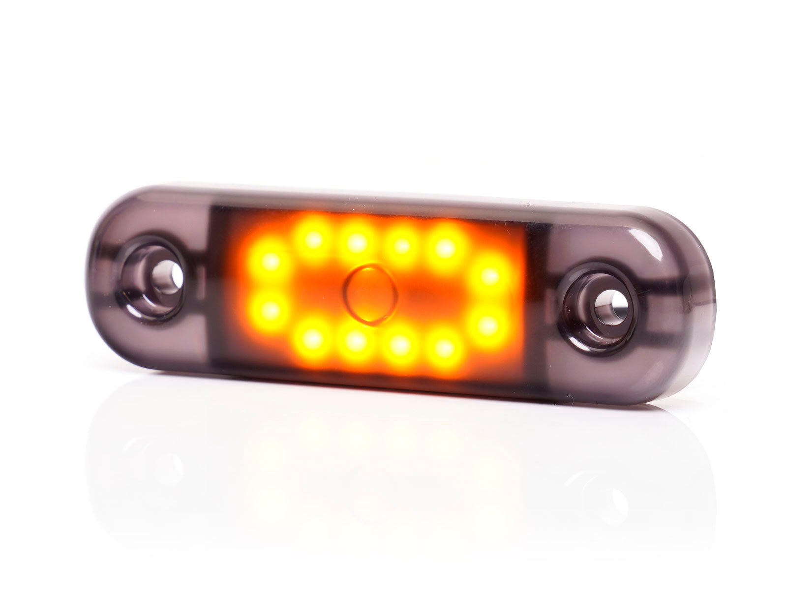 Side Marker Lamp, 12 Led, 12/24V, W275.2 BLACK