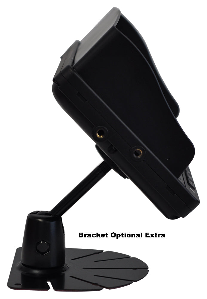 1080P 7" 3AV Dash Mount Monitor - Auto Dimming, Menu Lock, Fan Feet + U Bracket