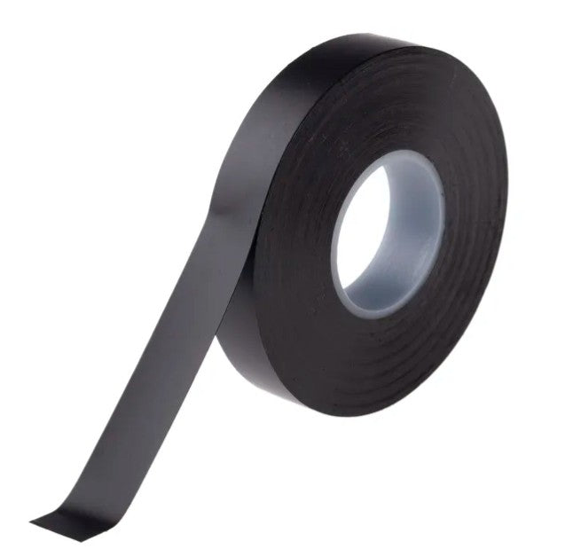 Black Pvc Tape 19Mmx20M Pack 10 - Euromotive Lighting & Signal