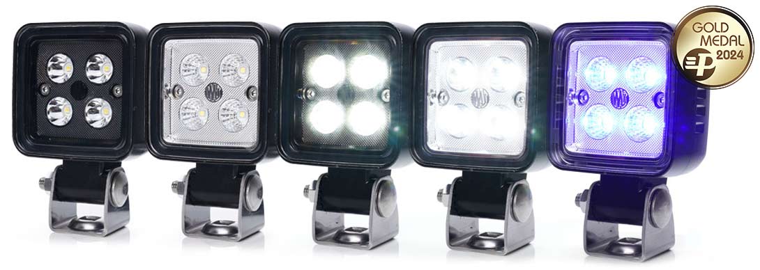 WAS W261 Dark LED Work Lamp – EC2169 Spot / EC2171 Flood (2700 Lumen) - Euromotive Lighting & Signal