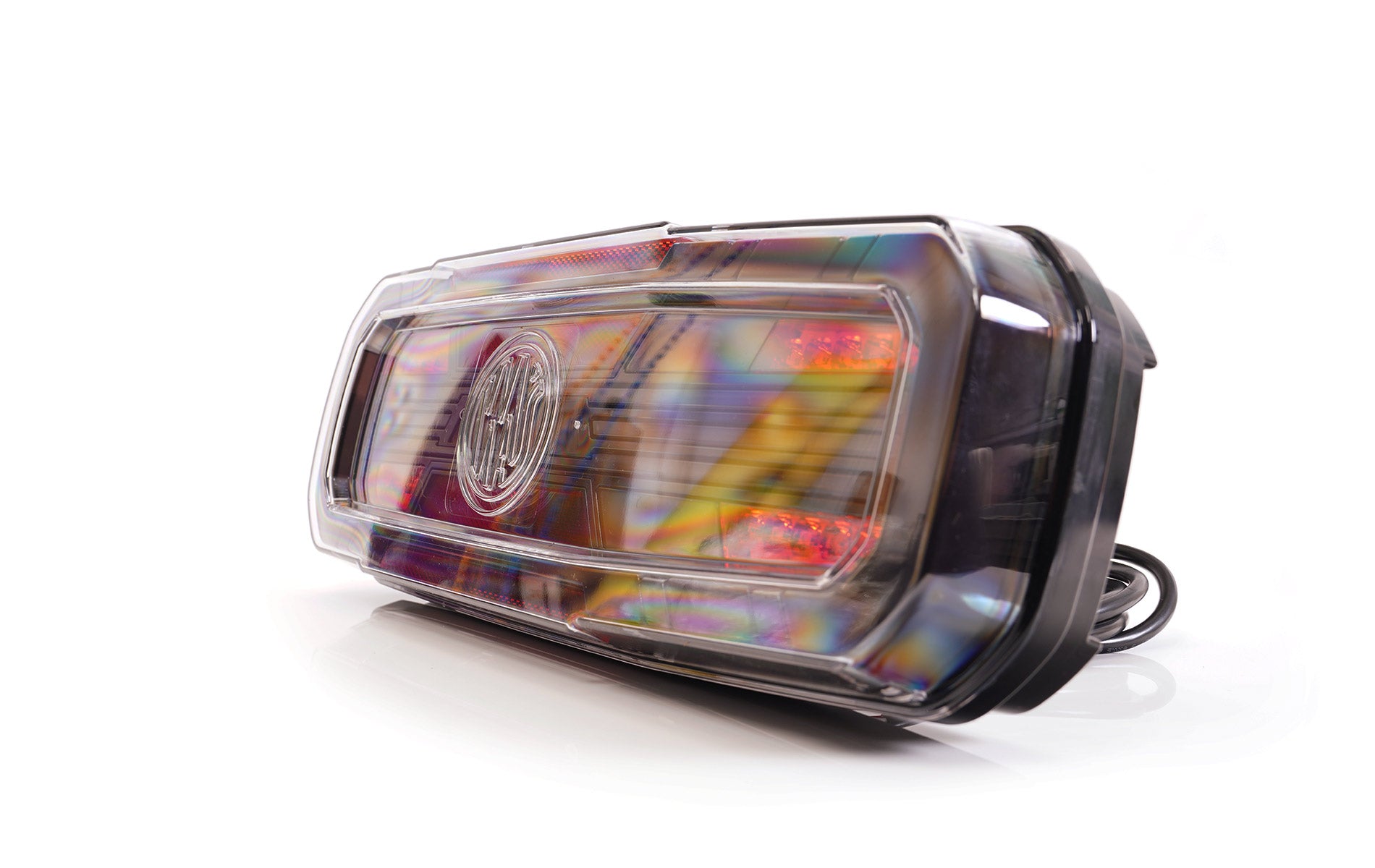 W278DD LINE 5 Function Truck Tail Lamp with Dynamic Indicator & Dark Lens (NO LOGO) - Superseal Connectors & 7 Pin TYCO