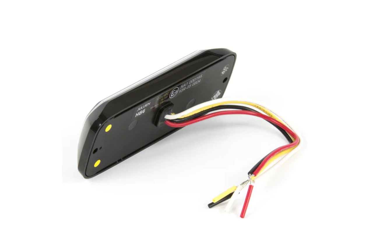 HB6 Strobe Light with Halo Ring (M069) - Halo Blitz Series Amber-RedHalo - Euromotive Lighting & Signal