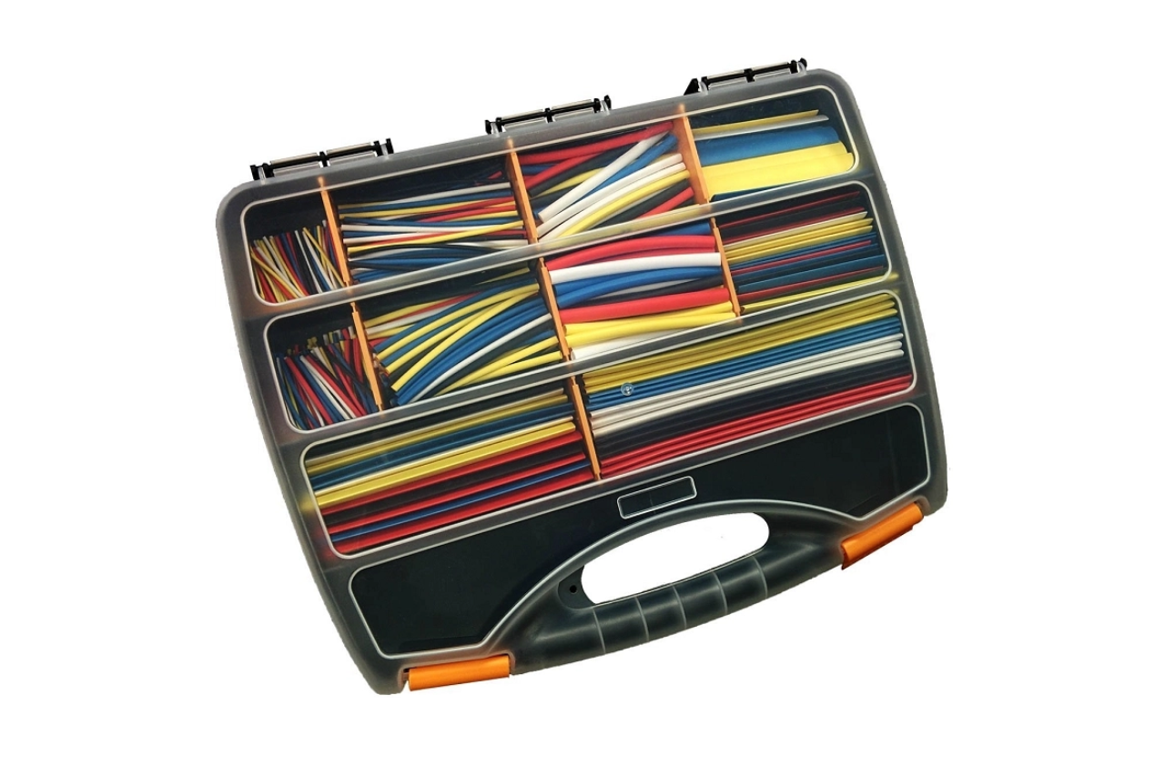 2:1 Heatshrink Kit Multi Colours - 590 Piece Kit
