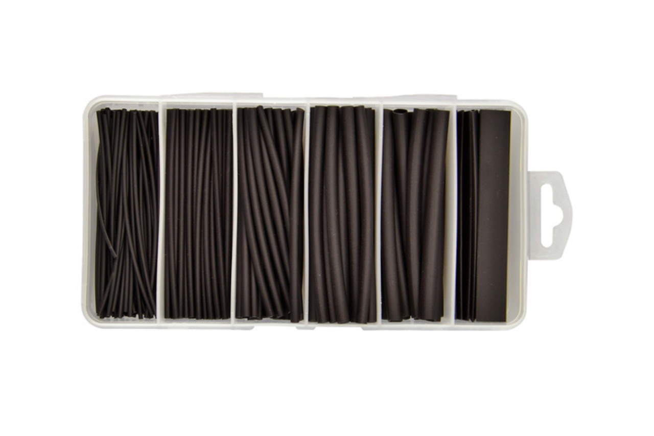 Heatshrink Kit 3:1 Black - 87 Piece Kit - Euromotive Lighting & Signal