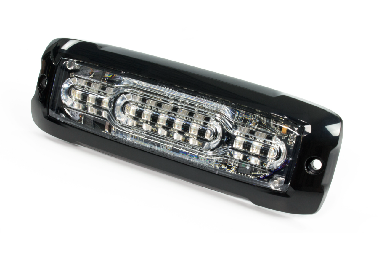 XT12 LED Surface Mounted Dual Colour Lamp (M57) - Xtreme Thin Series Blue/Red - Euromotive Lighting & Signal