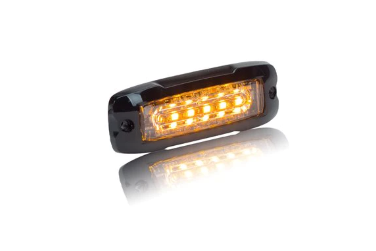 XT6 LED Surface Mounted Lamp (M60) - Xtreme Thin Series Amber - Euromotive Lighting & Signal