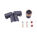 2-Pin Plug with Brass Nut M24 for Mercedes/Scania - Euromotive Lighting & Signal