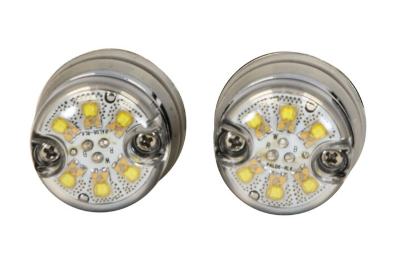 6 LED Hide-Away Strobe - Pair (HL6) - Covert Series Red - Euromotive Lighting & Signal