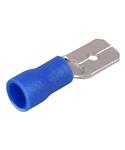Blue, Male Spade Connector - Euromotive Lighting & Signal