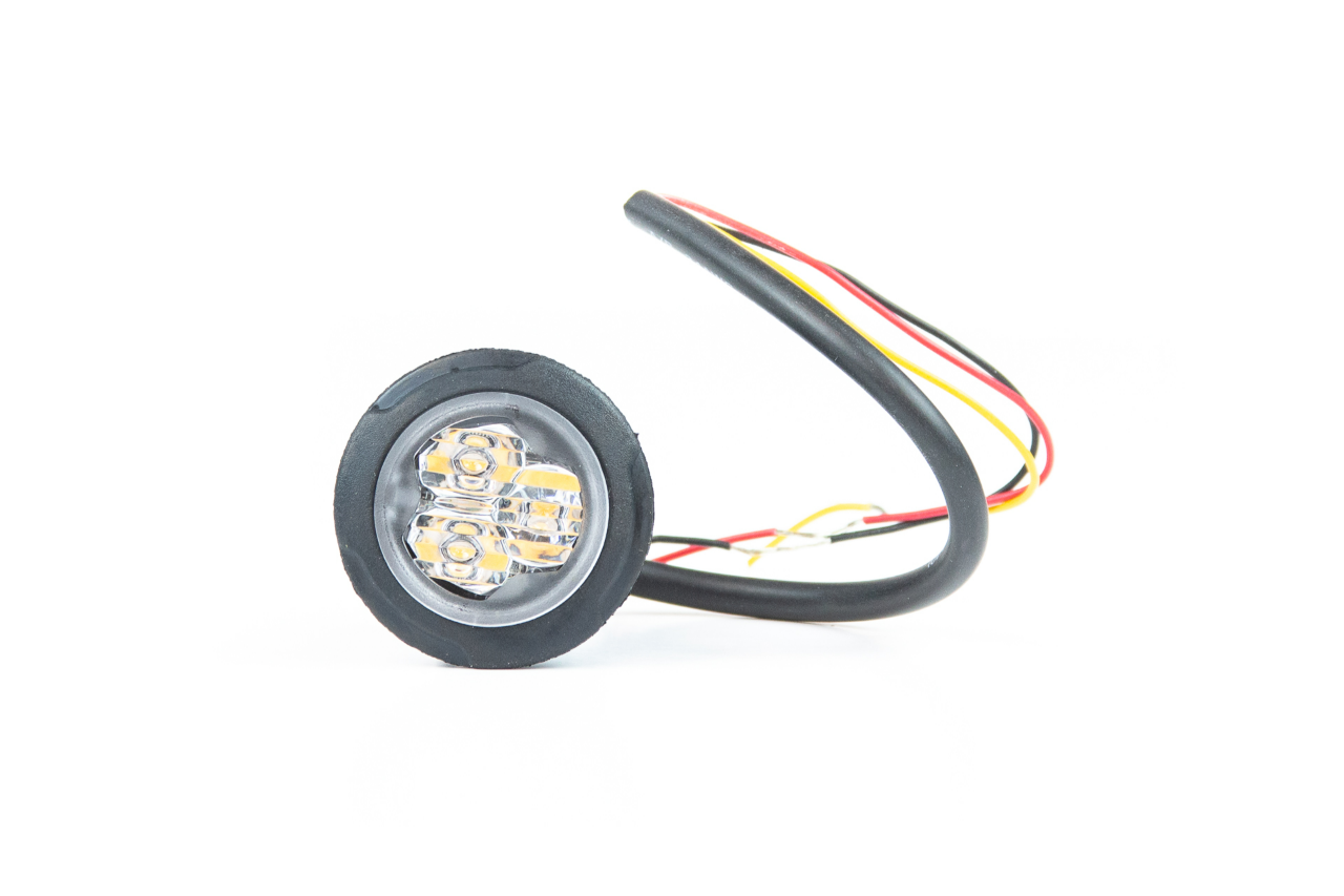 F13 Pop-n-Lock 3 LED Directional Lamp - Covert Series Amber - Euromotive Lighting & Signal