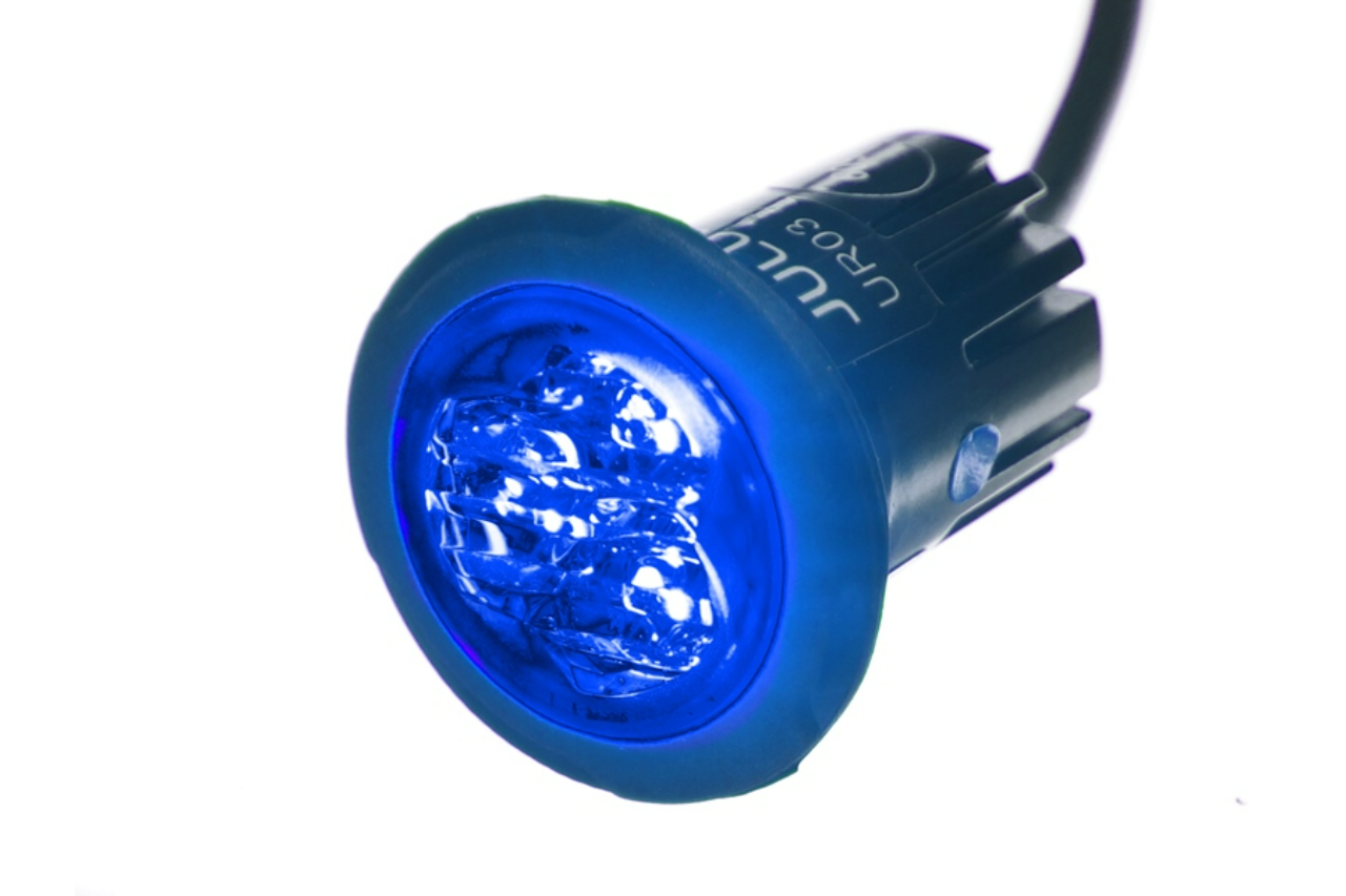F13 Pop-n-Lock 3 LED Directional Lamp - Covert Series Blue - Euromotive Lighting & Signal