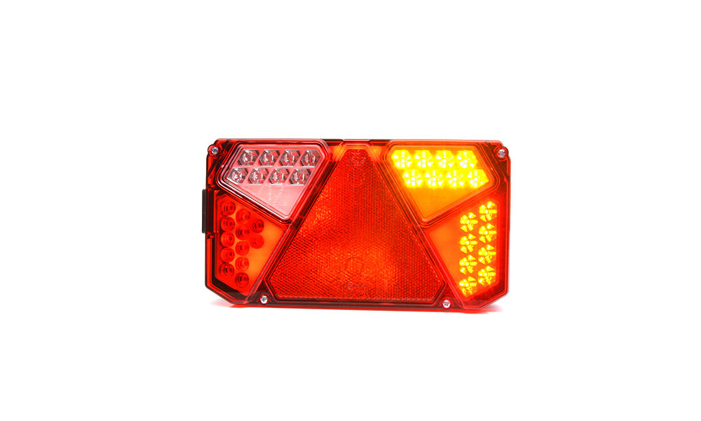 Rear Comb,4 Function, Stop/Tail/Ind/Fog/Reflex LH W125DNP - Euromotive Lighting & Signal
