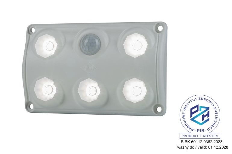 Interior: Pir Lamp, 900Lm, 12/24V