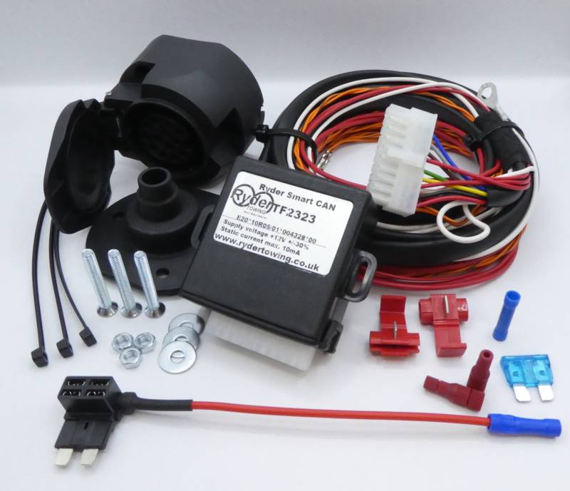 Vehicle-specific 12N/13pin lights only CANbus Towing Kit - Euromotive Lighting & Signal