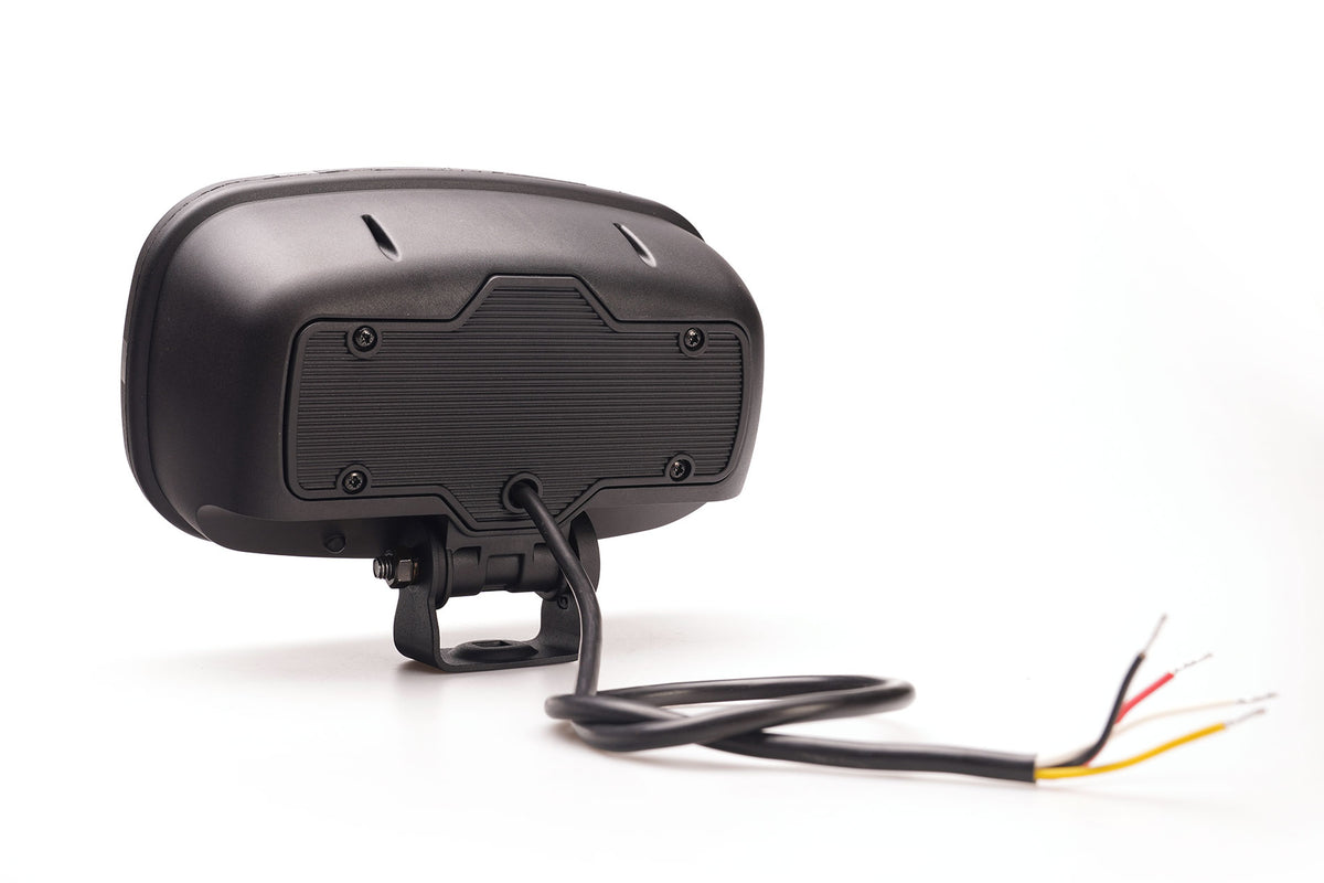 WAŚ W300 Black finish, rear and bracket