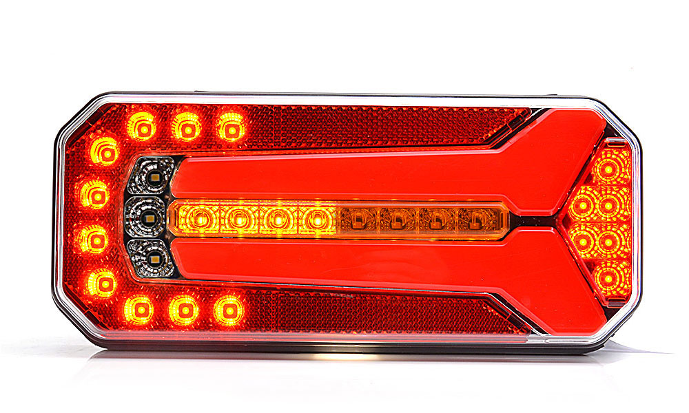 W150DD Rear Comb 5 Function S/T/l/F/R/Dynamic Ind - Euromotive Lighting & Signal