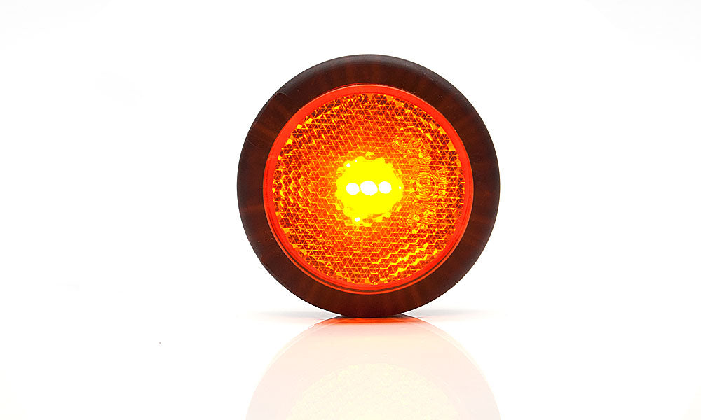 Side Position Marker Round Amber W79RR - Euromotive Lighting & Signal