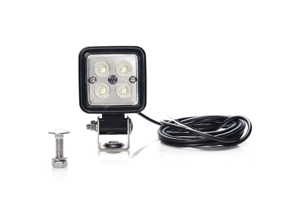 W261 Lumens 2000 EC2166 Square Mini Work Lamp Flood - Euromotive Lighting & Signal