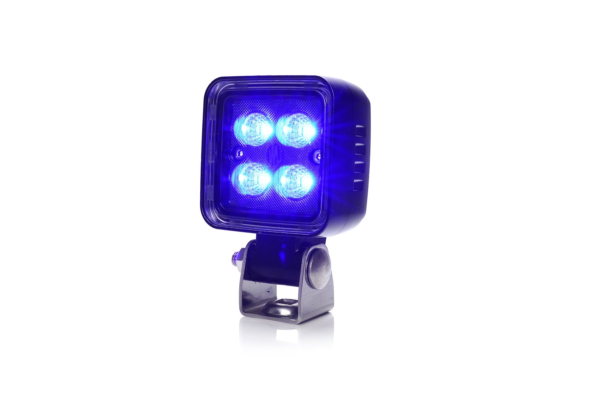 W261 Lumens 2000 EC2167 Blue Mini Square Work Lamp Flood - Euromotive Lighting & Signal