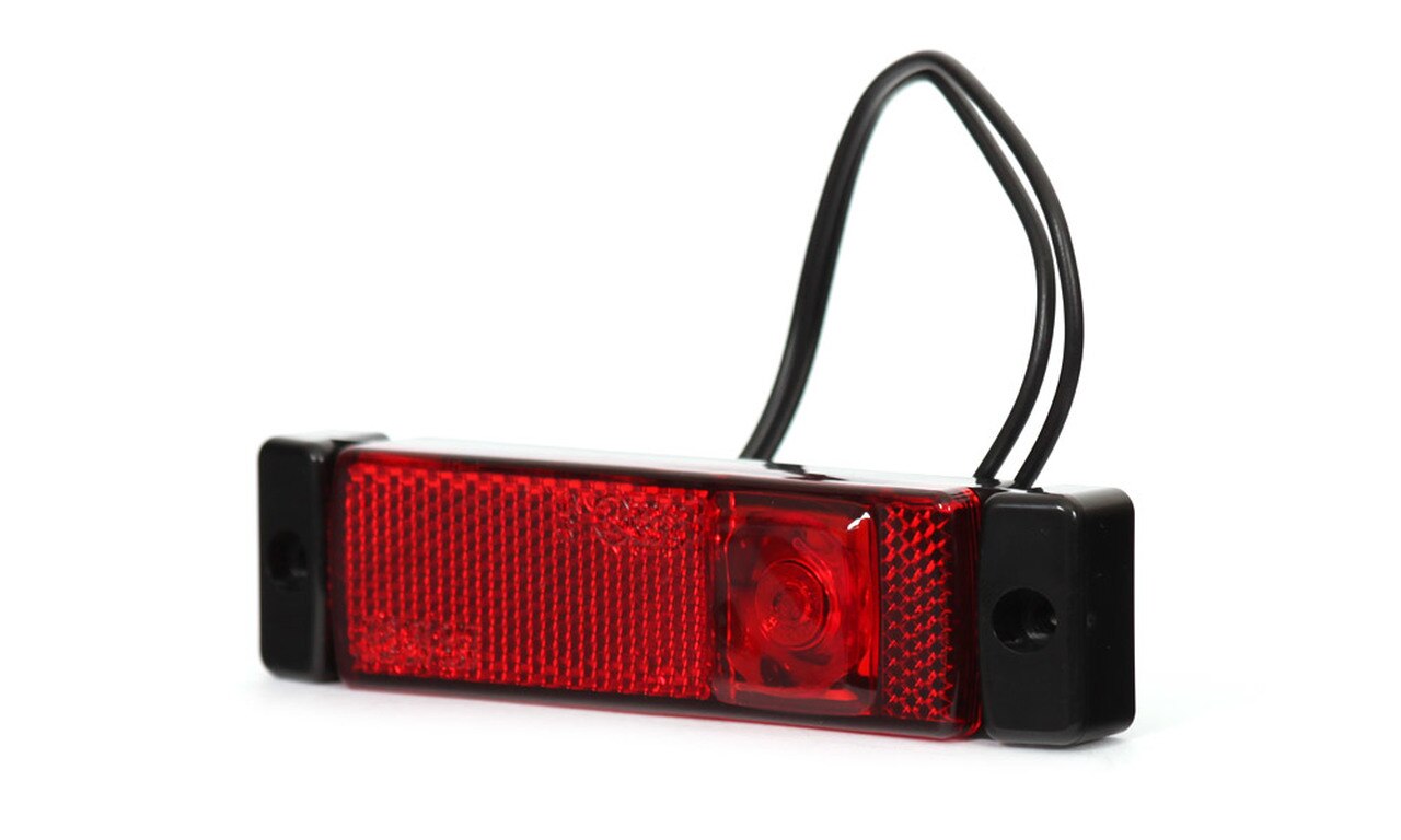 W45 EC221 Rear assembly end outline Euro Style Position LED Lamp - Euromotive Lighting & Signal