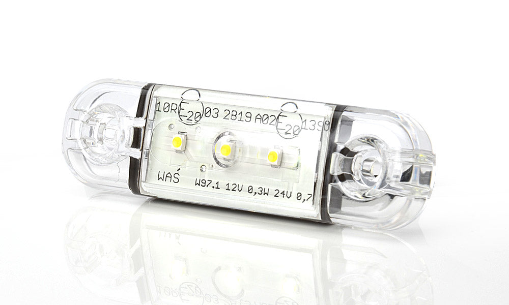 W97.1 EC710 Front position Slimline Flush 3 LED Lamp - Euromotive Lighting & Signal