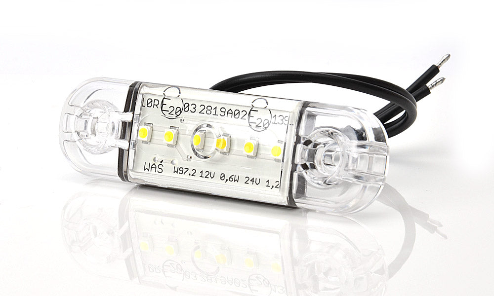 W97.2  EC713 Front Position Slimline Flush 5 LED Lamp - Euromotive Lighting & Signal