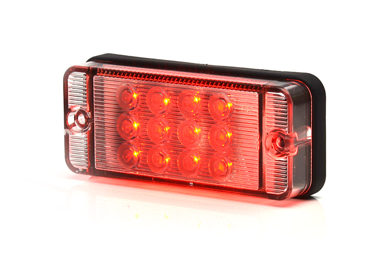 W83D Rear LED Fog Lamp Clear Lens - EC700 - Euromotive Lighting & Signal