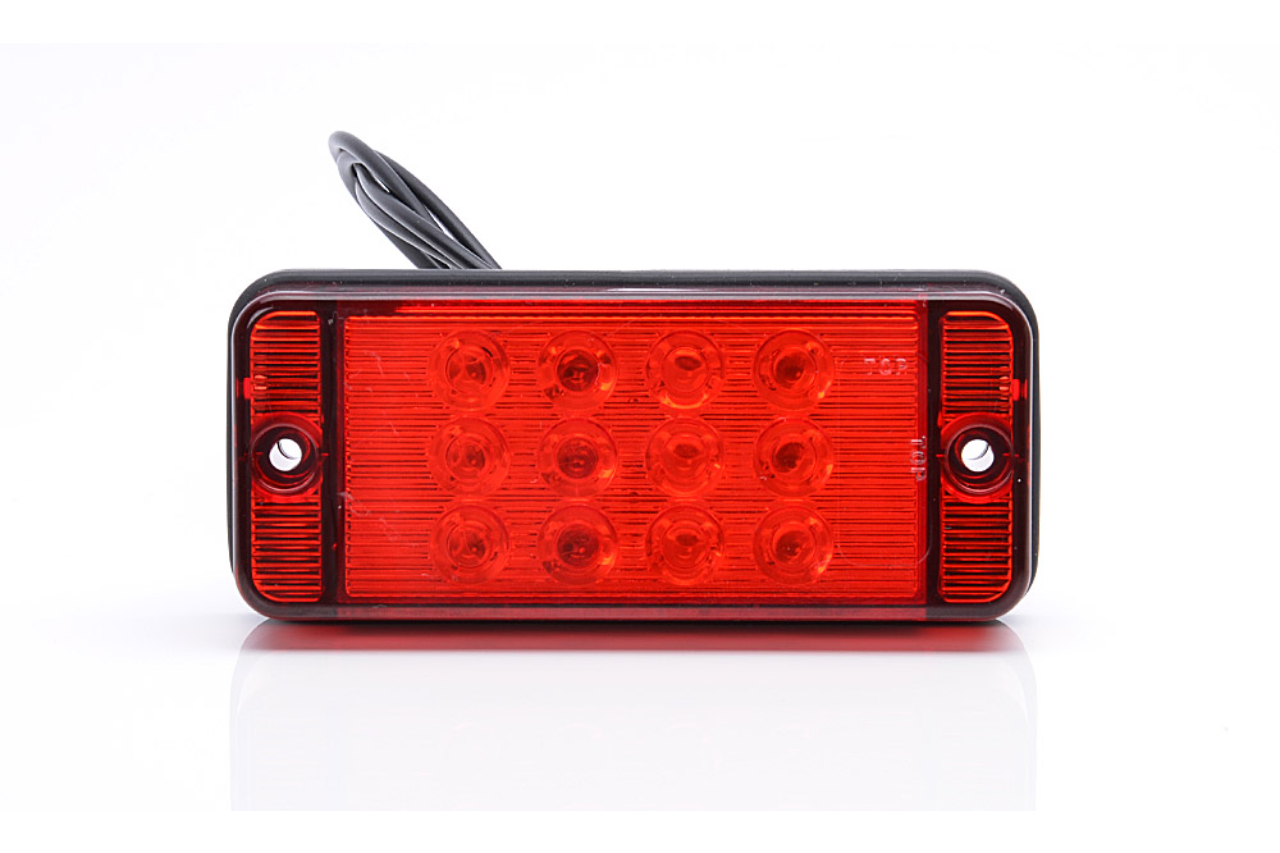 W83D Rear LED Fog Lamp with Red Lens - EC700KR - Euromotive Lighting & Signal