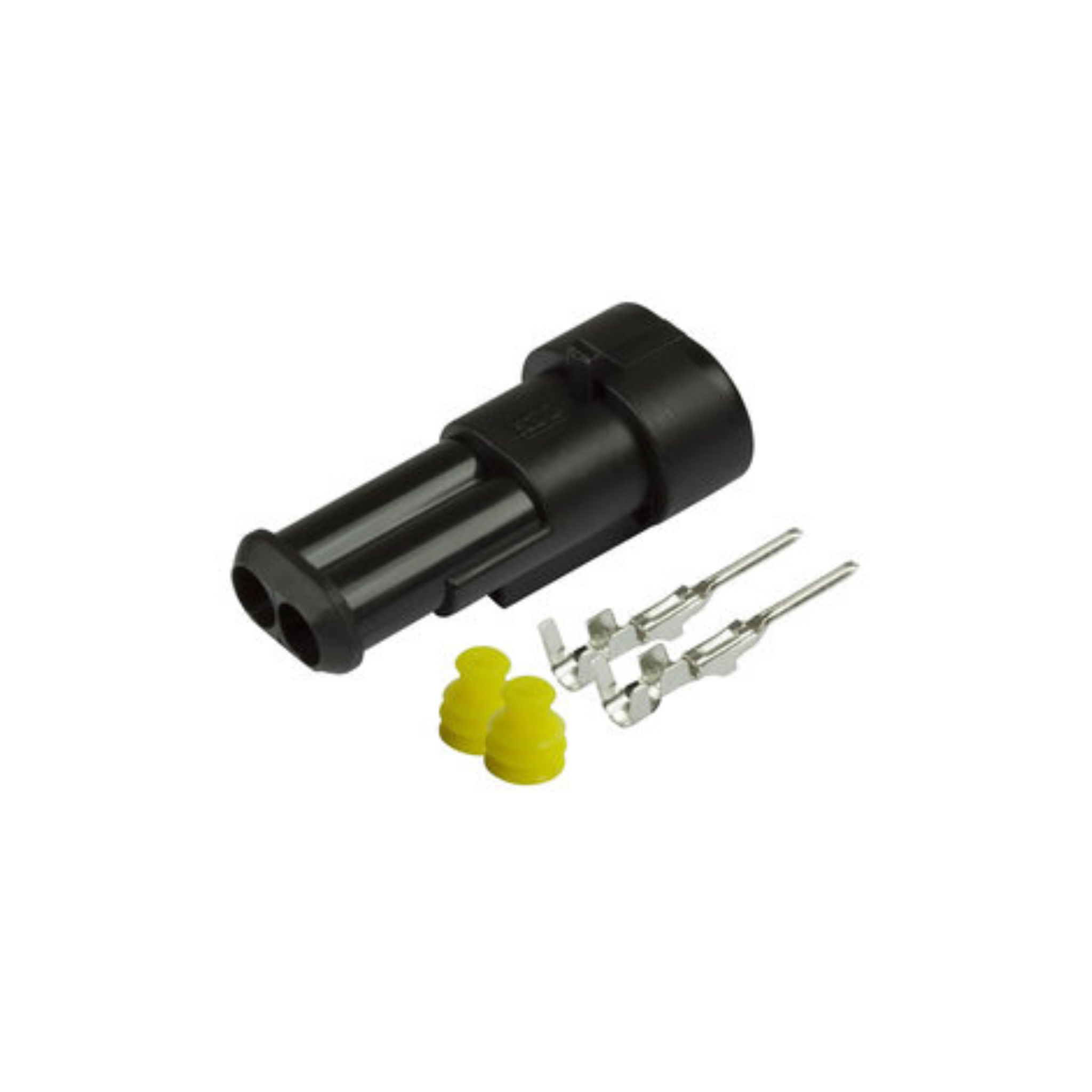 Superseal Waterproof Connectors Single with Pins Included - Euromotive Lighting & Signal