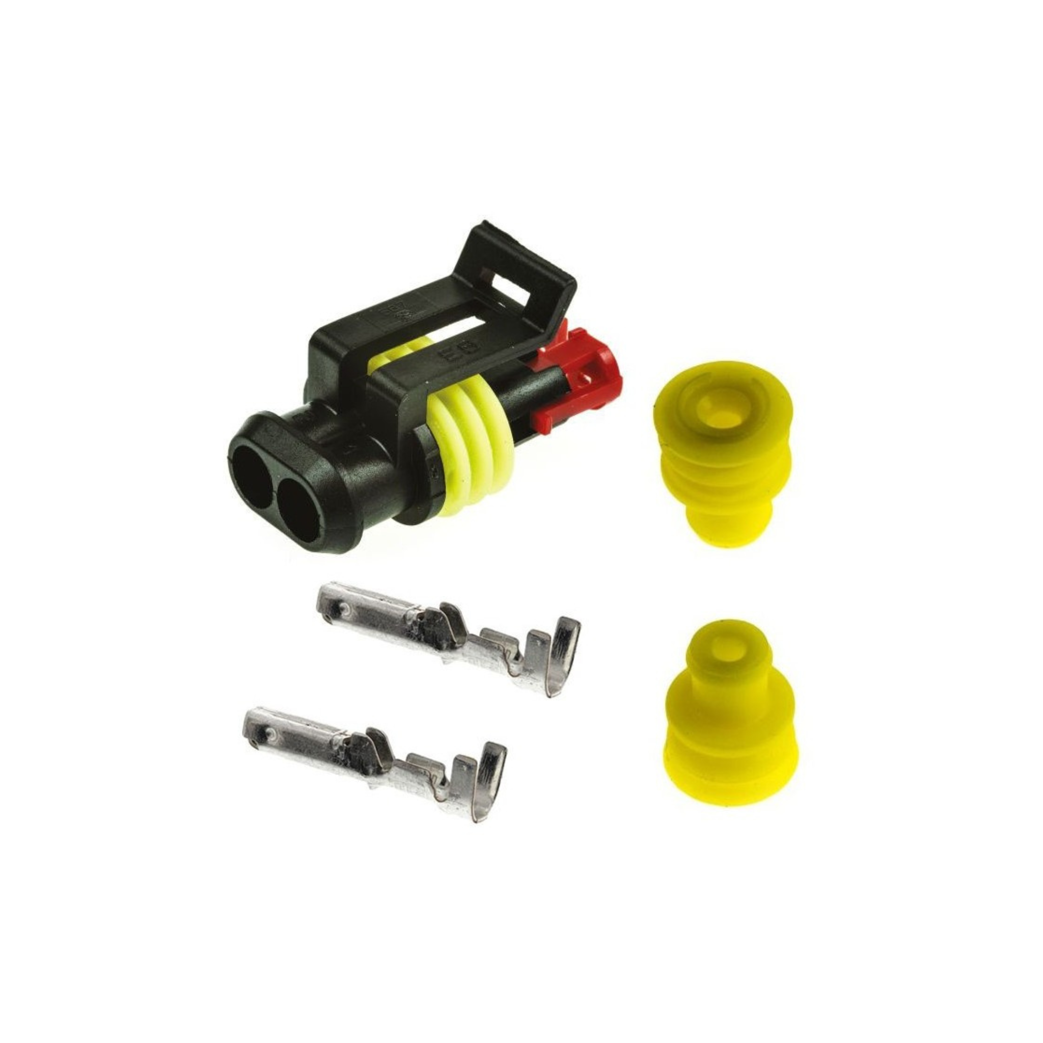 Superseal Waterproof Connectors Single with Pins Included - Euromotive Lighting & Signal