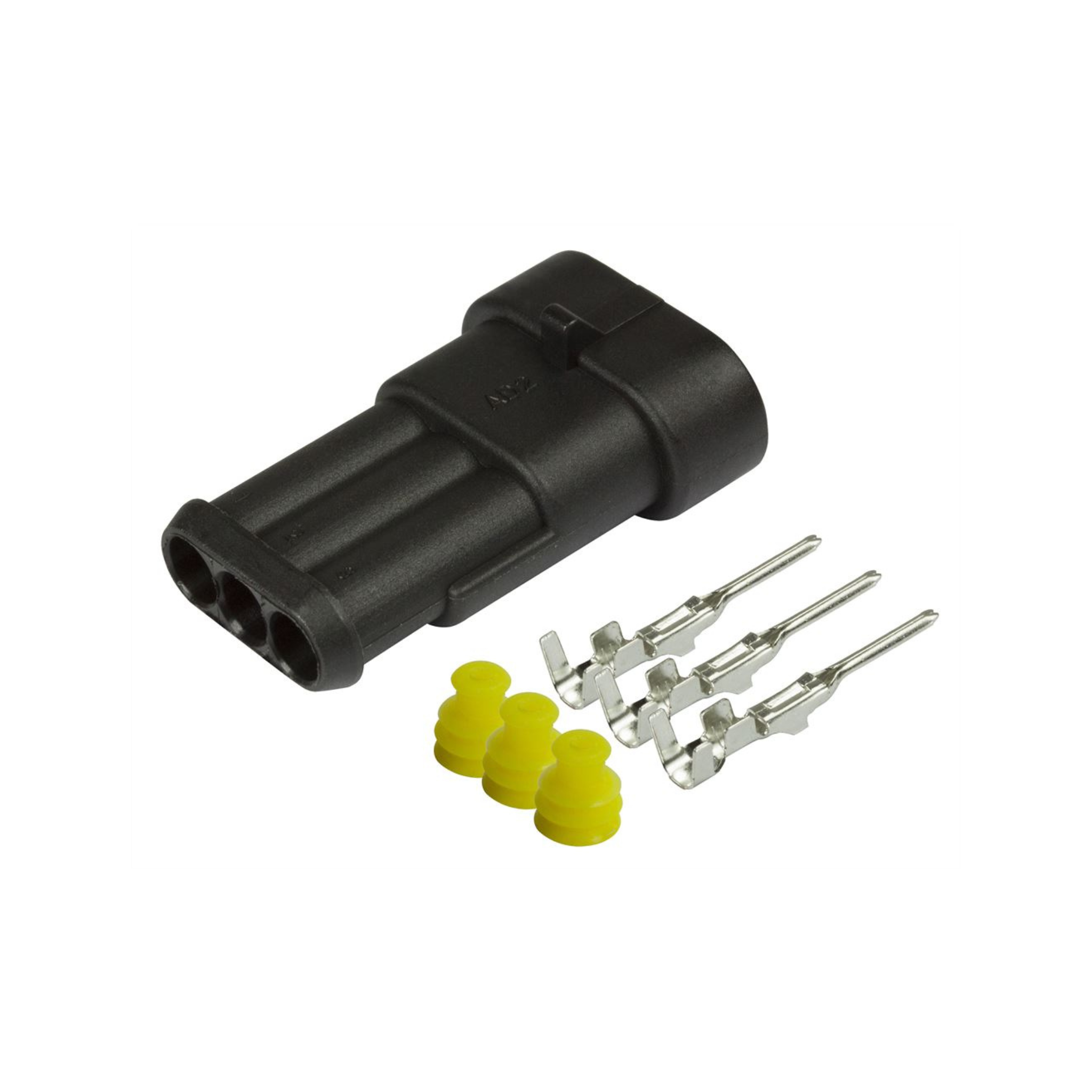 Superseal Waterproof Connectors Single with Pins Included - Euromotive Lighting & Signal