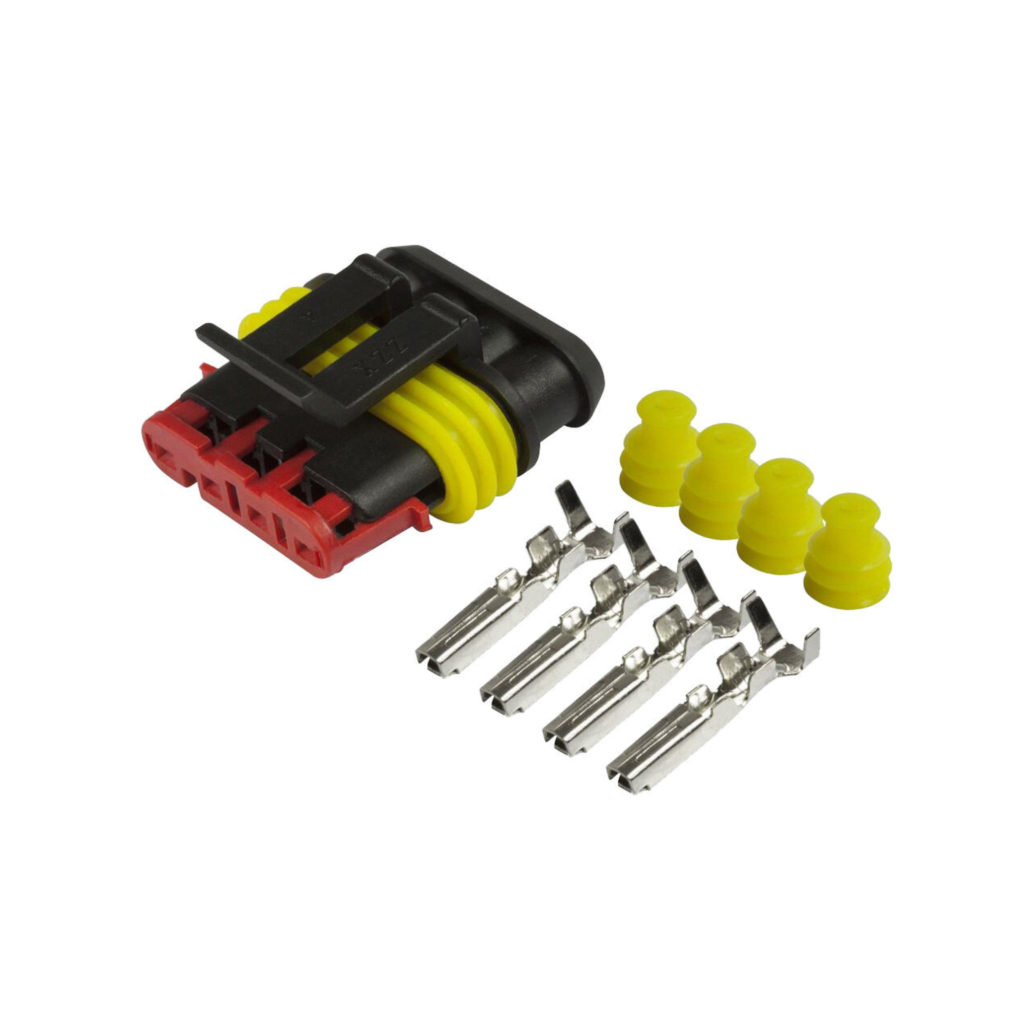 Superseal Waterproof Connectors Single with Pins Included - Euromotive Lighting & Signal