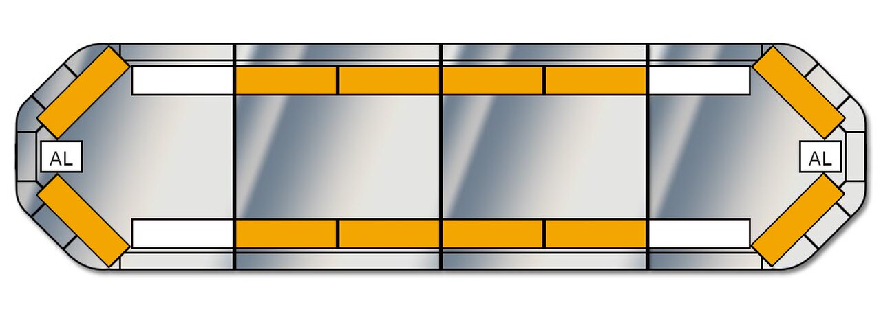 ELS Legion Led Lightbar 1250mm - 12 Amber Modules - Euromotive Lighting & Signal