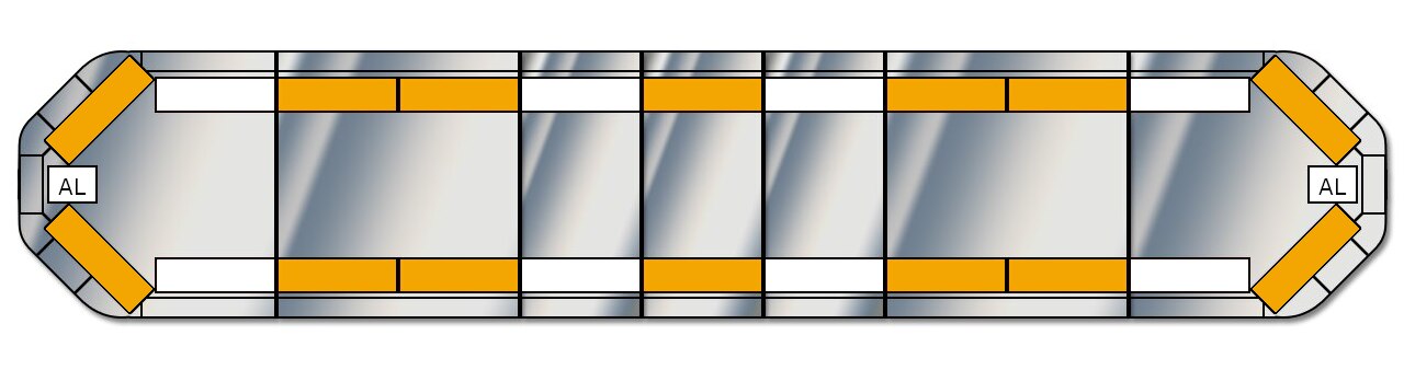 ELS Legion Led Lightbar 1680mm - 14 Amber Module - Euromotive Lighting & Signal