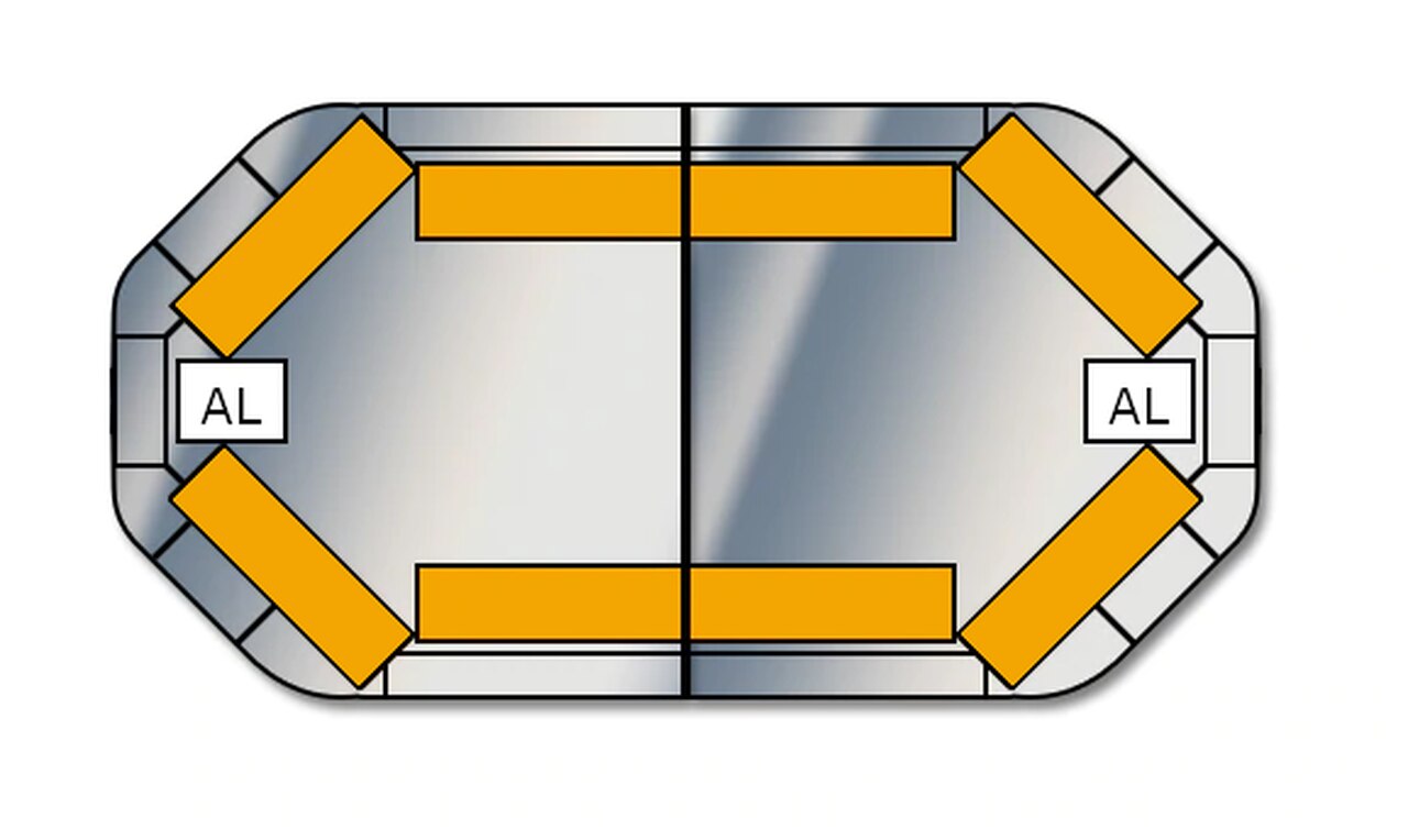 ELS Legion Led Lightbar 600mm - 8 Amber Module - Euromotive Lighting & Signal