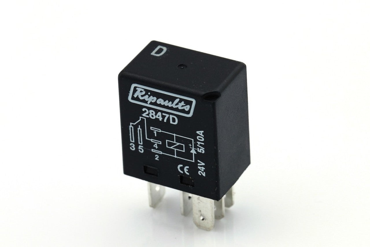 2845D Micro Change Over Relay 12V 15-25A 5-Pins - Euromotive Lighting & Signal
