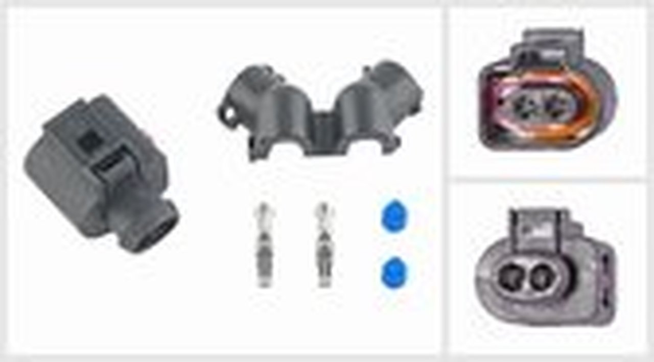 7810636 2-pin plug (female of plug 7810637) for MERCEDES / VOLVO - Euromotive Lighting & Signal