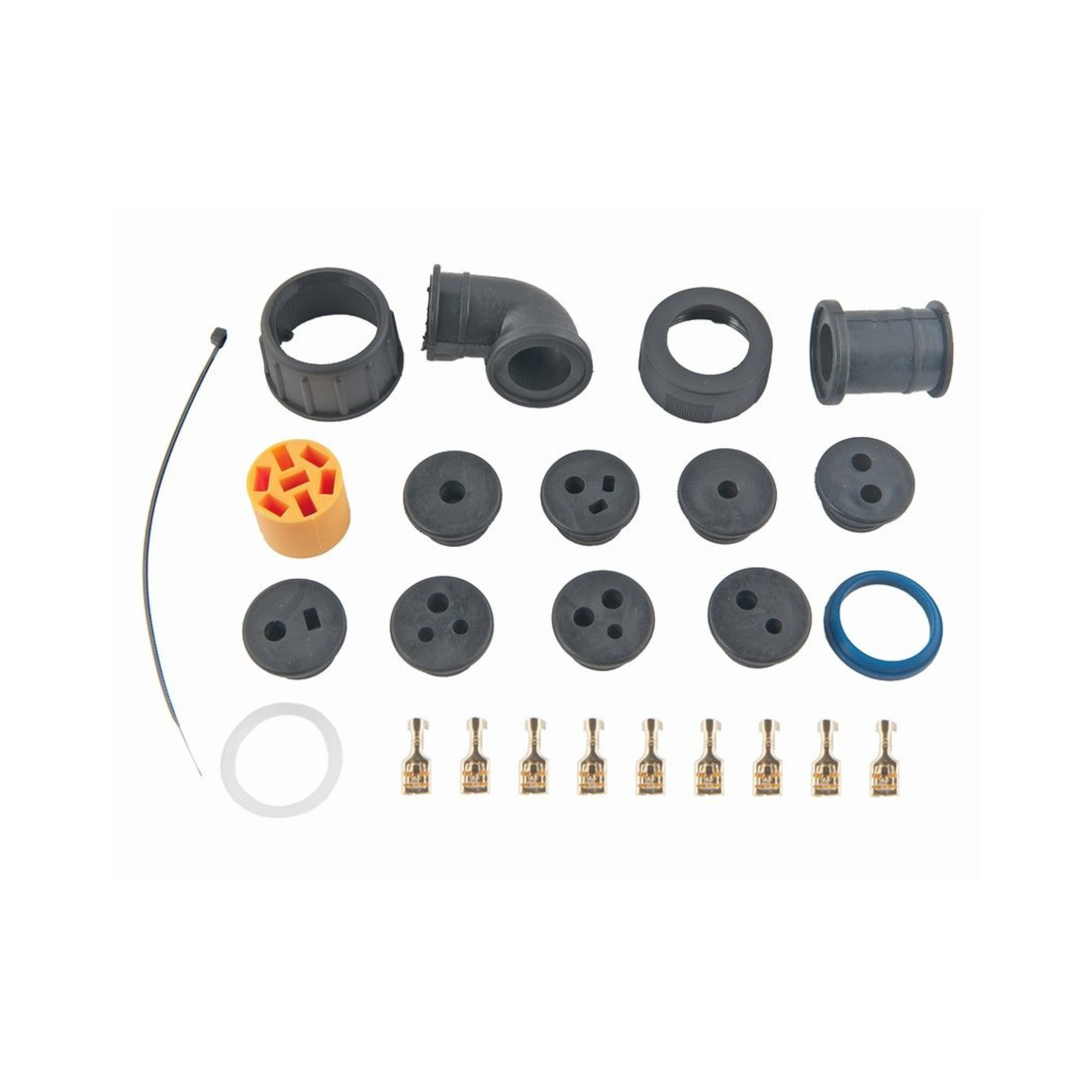 7826941 7-Pin Angled, Universal Lamp Plug Set ASPOCK / SCHMITZ CARGOBULL - Euromotive Lighting & Signal