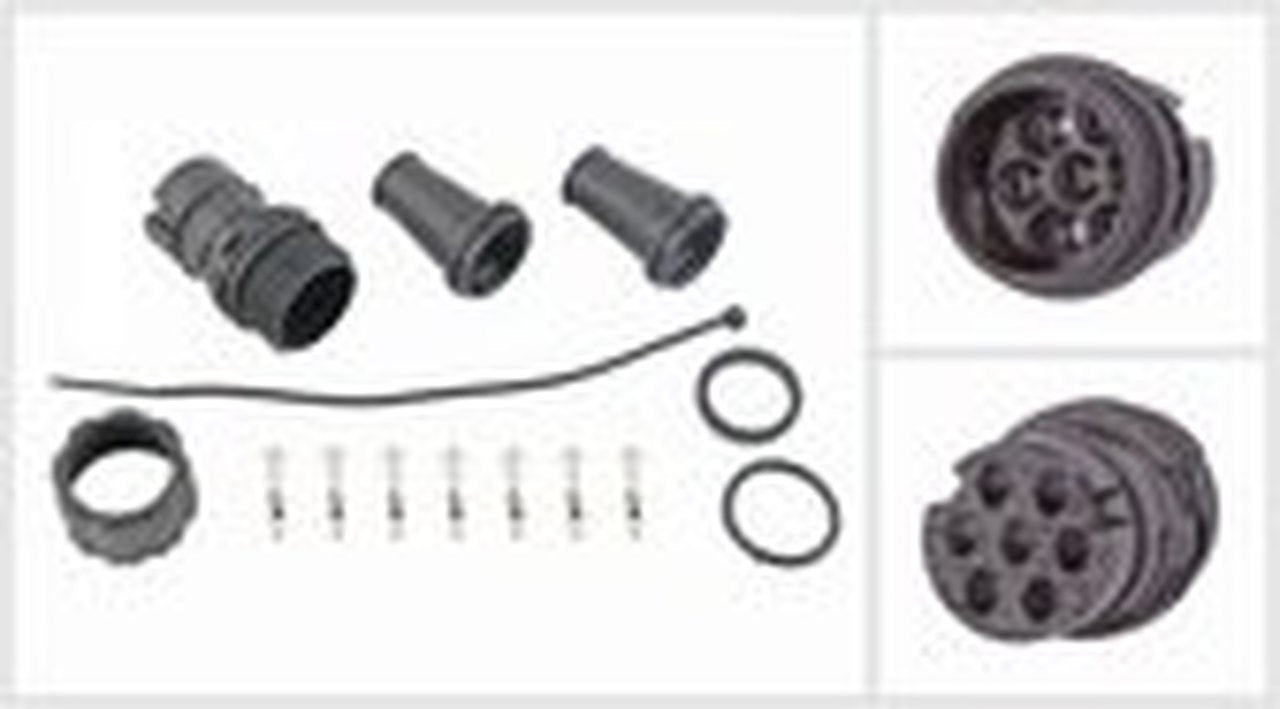 7880001 7-pin plug for DAF / KOGEL / KRONE / SCHMITZ CARGOBULL - Euromotive Lighting & Signal