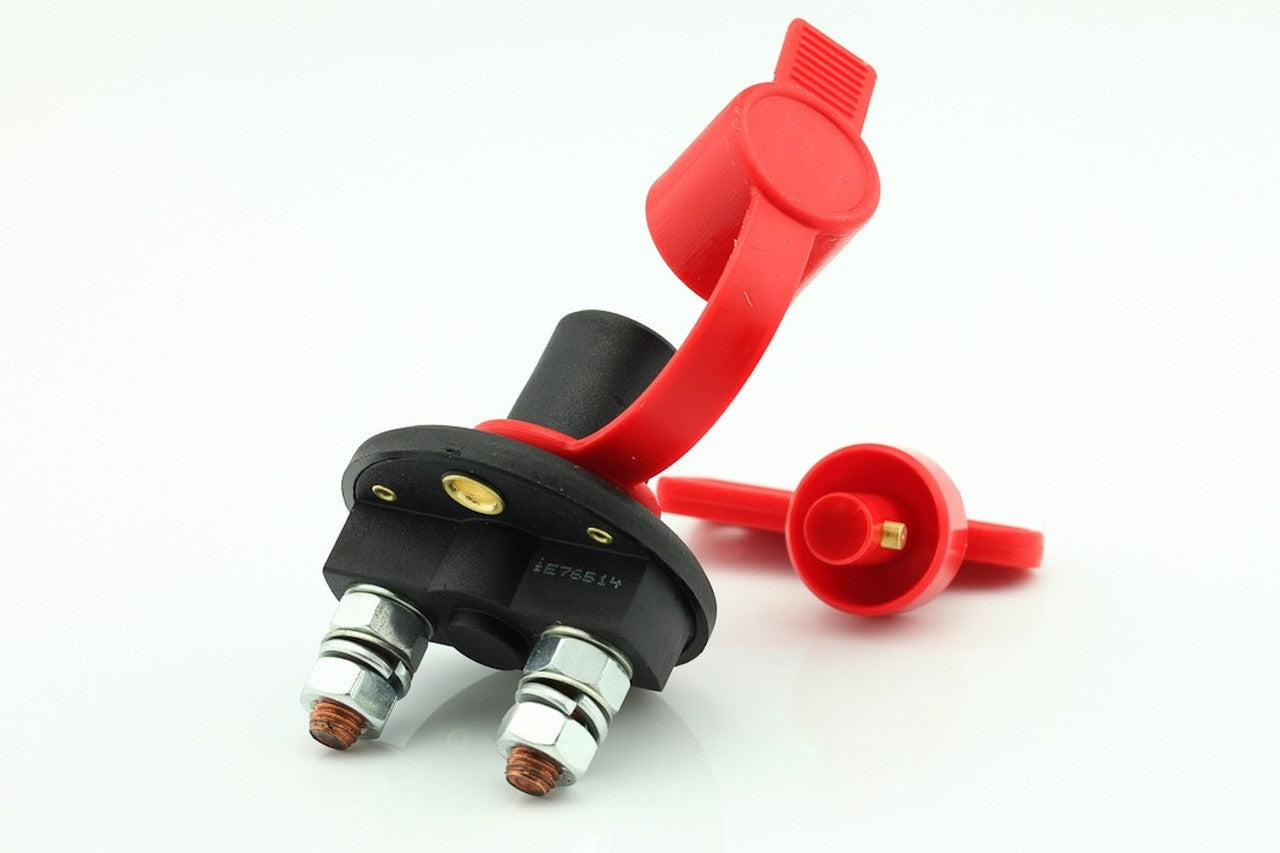 Battery Isolator Switch 100A with Plastic Key - Euromotive Lighting & Signal