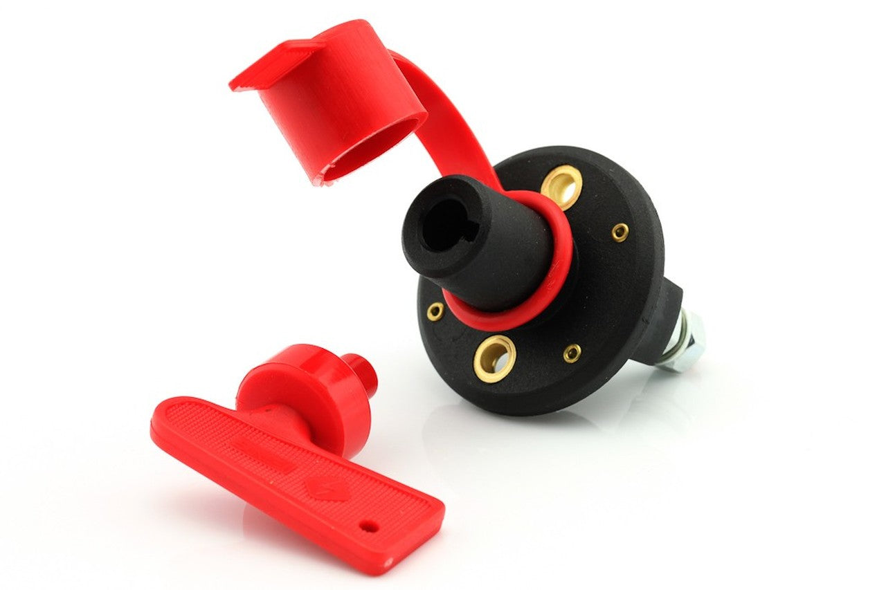 Battery Isolator Switch 100A with Plastic Key - Euromotive Lighting & Signal