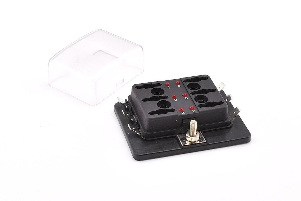 Led Fuse Box For 6 Fuses - Euromotive Lighting & Signal