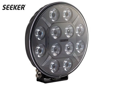 S7LED - Seeker Round LED Spot Driving Lamp with DRL 7inch - Euromotive Lighting & Signal