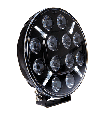S9LED - Seeker Round LED Spot Driving Lamp with DRL 9inch - Euromotive Lighting & Signal