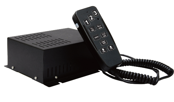 Siren Amp & Handheld Mic, 100W, 12/24V - Euromotive Lighting & Signal