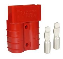 Small Anderson Plug Red 120Amps - Euromotive Lighting & Signal