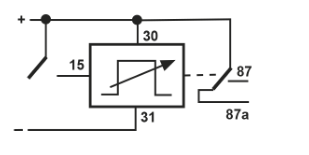TRA1210 Timer Relayadjustable 12V 10A 5 Pin - Euromotive Lighting & Signal