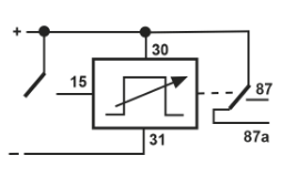 TRA2410 Timer Relay adjustable 24V 10A 5 Pin - Euromotive Lighting & Signal