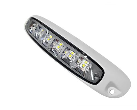 SL209 LED scene light surface mount 12V 24V
compact LED utility light for vehicle exterior
side view of SL209 SceneLite LED flood light
mounted SL209 LED scene light on emergency vehicle